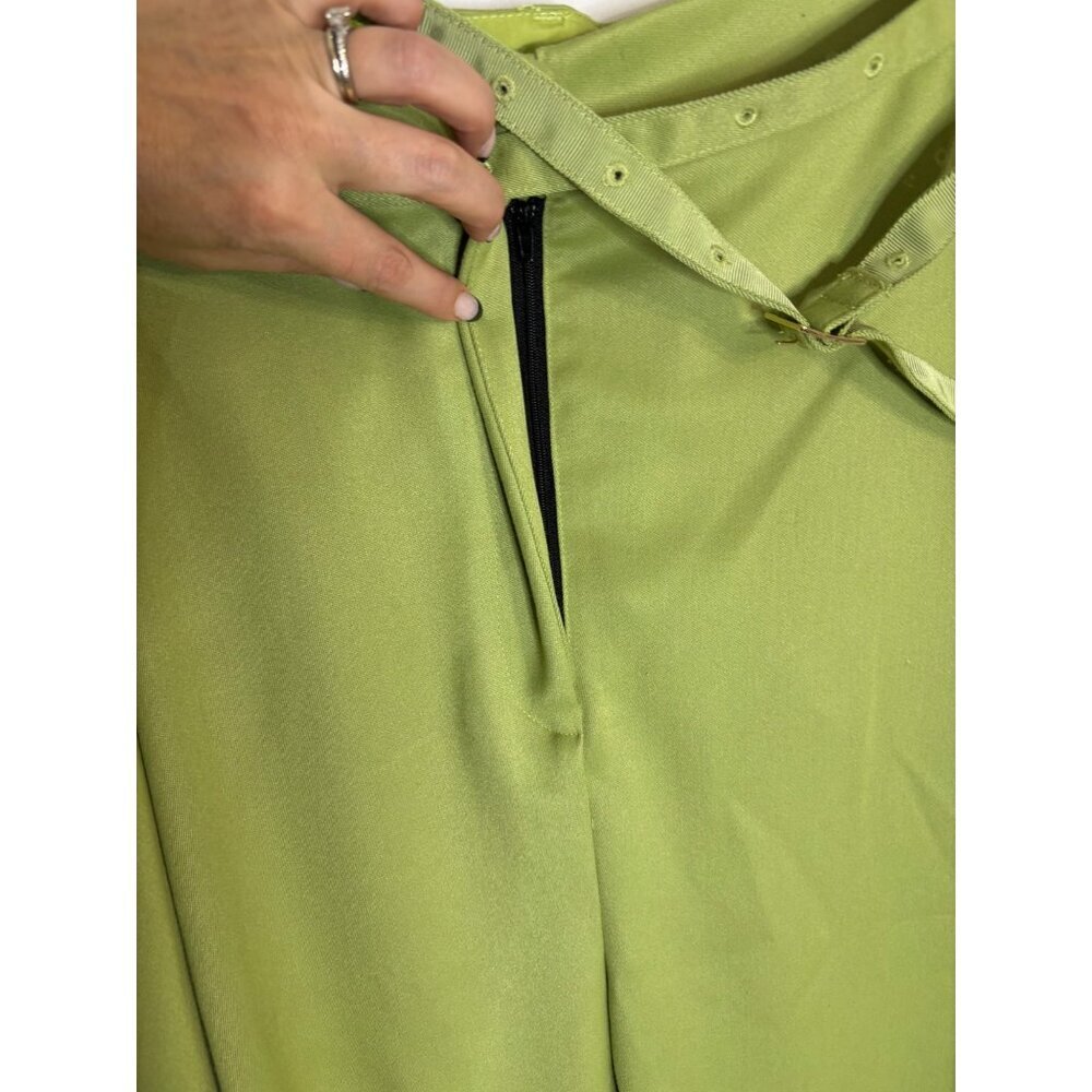 NWT P.E Nation Jump Pass Trouser Pant Green Tarra… - image 8